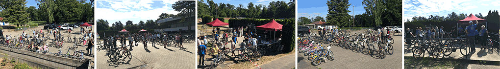 Gebrauchtrad-Börse, Parkplatz Fahrrad Küchler